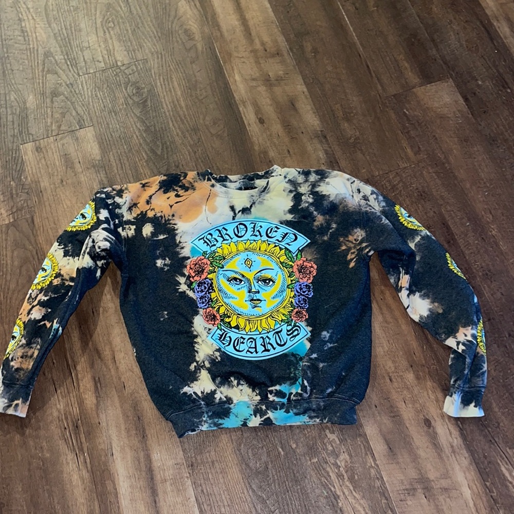 Fashion nova pullover Tie dye sweatshirt